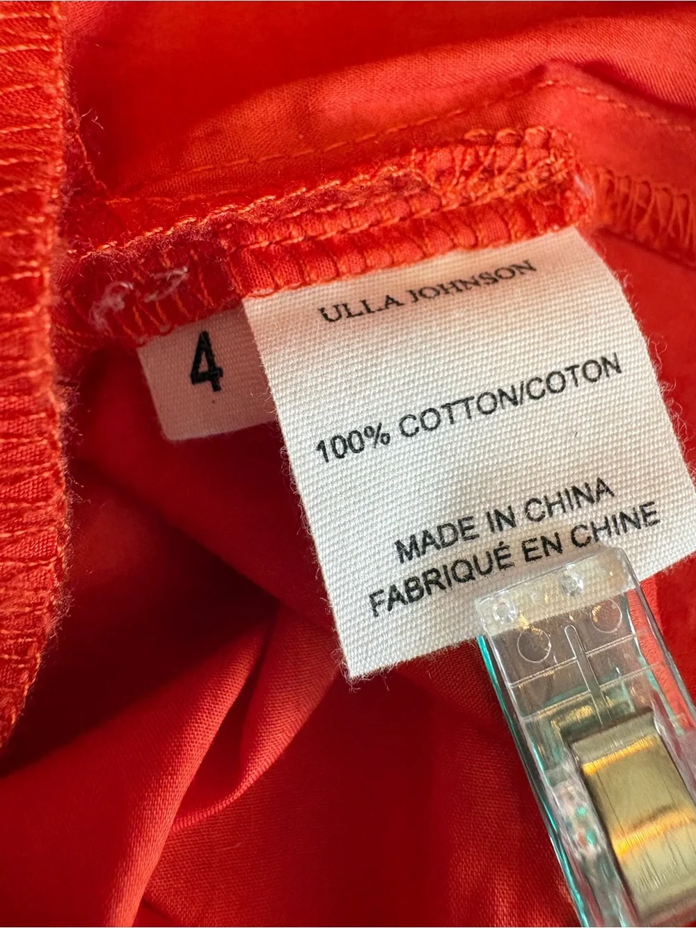 Ulla Johnson Marianna Pleated Shorts Orange Size 4
